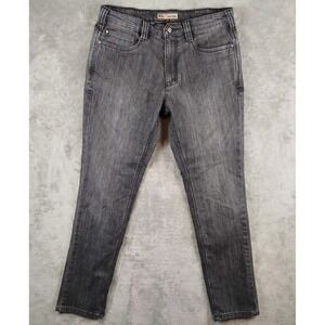 511 Tactical Black Denim Defender Flex Straight Leg Faded Jeans Mens 32x32